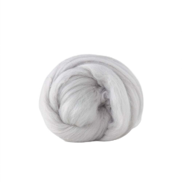 Wełna czesankowa merynos australijski 19mic SREBRNY