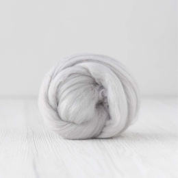 Wełna czesankowa merynos australijski 19mic SREBRNY