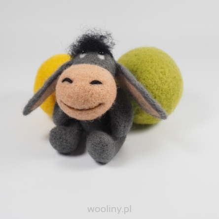 Osiołek osioł filcowe do fotografii noworodkowej