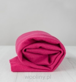 Filc igłowy prefilc wełniany do filcowania MALINOWY RÓŻ 19mic