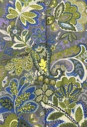 Damski szal kolorowy z wełny merino wyszywany w kwiaty