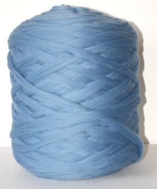 Wełna czesankowa Mini polska NIEBIESKI