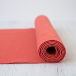 Filc wełniany 2mm KORALOWY 30x30cm dekoracyjny