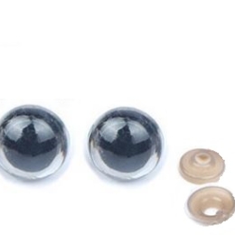 Bezpieczne oczka oczy plastykowe Przezroczysty 8mm