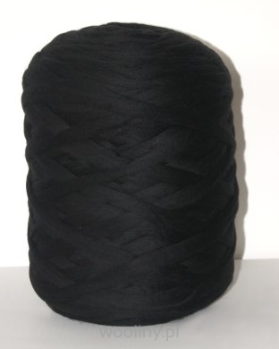 Wełna czesankowa Mini polska CZARNY 3kg HURT
