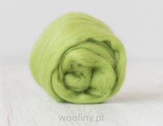 Wełna czesankowa merynos australijski 21-22mic Zielony