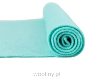Filc wełniany 2mm JASNY SZMARAGDOWY 30x30cm dekoracyjny