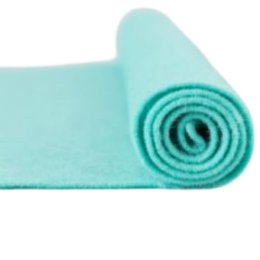 Filc wełniany 2mm JASNY SZMARAGDOWY 30x30cm dekoracyjny