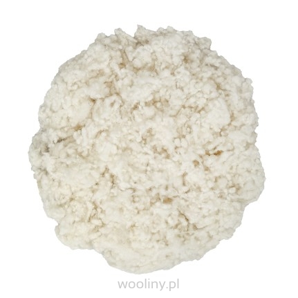 Wełniane kuleczki puch NeppArt do filcowania BIAŁY 25-28mic