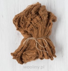 Jedwabne chusteczki 25x25cm silklaps CYNAMON