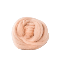 Wełna czesankowa 19mic CIELISTY merynosów australijskich 