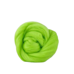 Wełna czesankowa 19mic ULTRA ZIELONY merynos australijski 