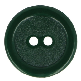 Guziki dwudziurkowe plastykowe 20 mm CIEMNY ZIELONY