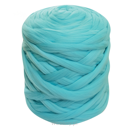 Wełna czesankowa do wyplatania koców 4,5kg JASNY SZMARAGD #69