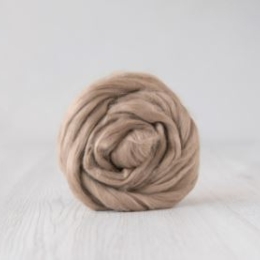 Czesanka bawełniana do filcowania BEŻ CIEMNY