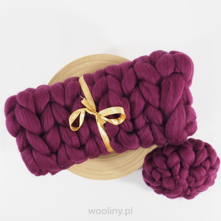 Kocyk czesankowy do sesji noworodkowej WRZOS