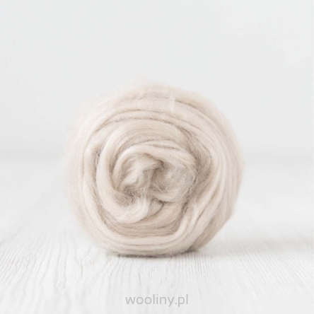 Czesanka wiskozy do filcowana JASNY BEŻOWY