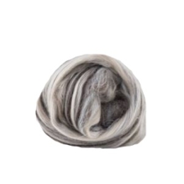 Wełna czesankowa 19mic Melanż CAPPUCCINO merynos australijski