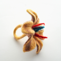 Pierścionek z wełny