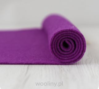 Filc wełniany 2mm dekoracyjny CIEMNY RÓŻ