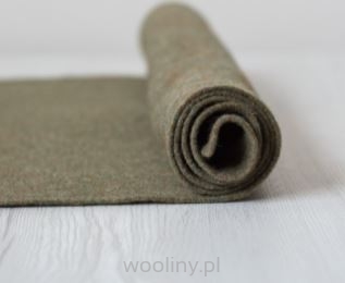 Filc wełniany 2mm Melanż ZIELONY 30*30cm