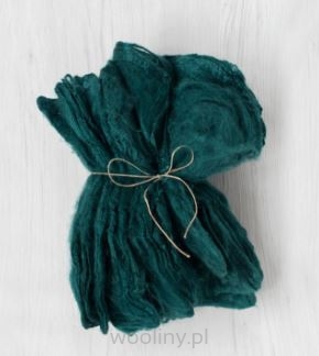 Jedwabne chusteczki 25x25cm silklaps MORSKI ZIELONY