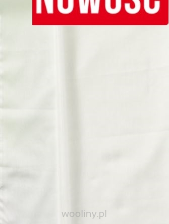 Biała chusta JEDWAB + BAWEŁNA Batist 9  75x75 cm 