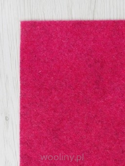 Filc wełniany 2mm MALINOWY 30x30cm dekoracyjny