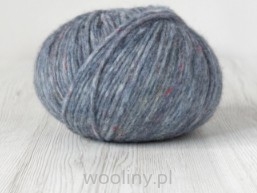 Włóczka CYRCUS alpaka z merynosem MELANŻ JEANS 100g 