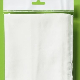 Biały szal jedwabny szyfon 230x52cm Pongee 5 do filcowania i malowania