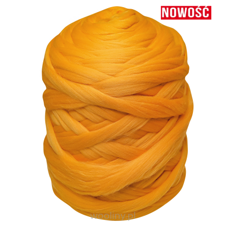 Wełna czesankowa polska 4,5kg KLEMENTYNKA #128 