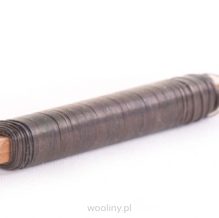 Drut czarnobrązowy do dekoracji 0,7mm 