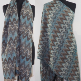 Wełniany damski szal z merynosów australijskich