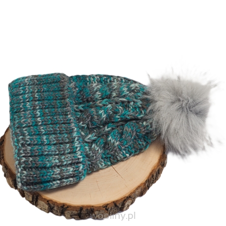 Ciepła czapka zimowa ALPAKA MULTICOLOR 