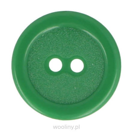 Guziki dwudziurkowe plastykowe 20 mm ZIELONY