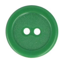 Guziki dwudziurkowe plastykowe 20 mm ZIELONY