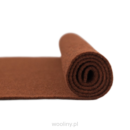 Filc wełniany 2mm JASNY BRĄZ 30x30cm dekoracyjny