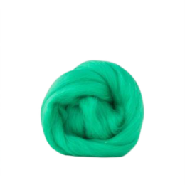 Wełna czesankowa merynos australijski 19mic ZIELONA LAGUNA