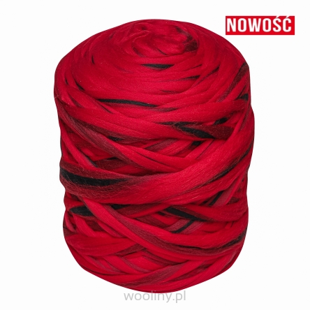 Wełna czesankowa polska DRAKULA #116 filcowanie