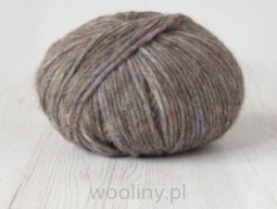 Włóczka CYRCUS alpaka z merynosem MELANŻ BRĄZOWY 100g 