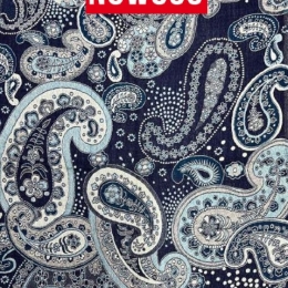 Ciepły damski szal z wełny z merynosów Paisley