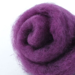 Wełna merynos w błamie do filcowania LILIOWA