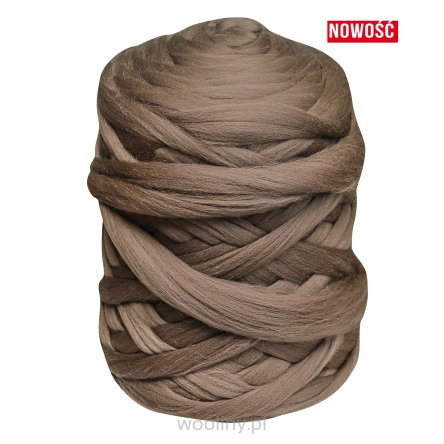 Wełna czesankowa polska DYMNY KWARC #91 hurt 4,5 kg