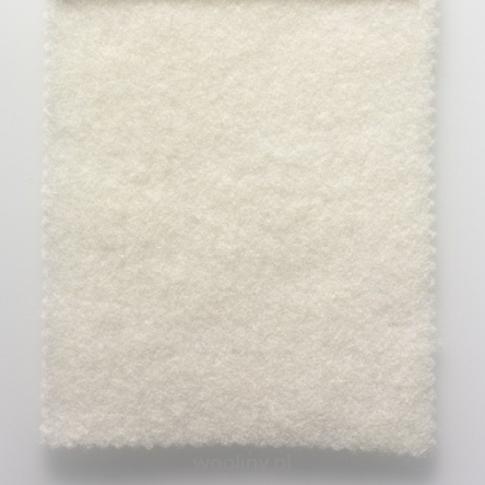 Filc igłowy prefilc wełniany 19mic do filcowania BIAŁY NATURALNY, szerokość 112cm