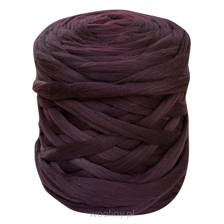 Wełna czesankowa BAKŁAŻAN #10 do filcowania i wyplatania koców