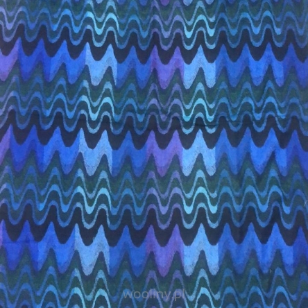 Elegancki granatowy duży szal z wełny z merynosów