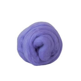 Wełna czesankowa merynosów australijskich 19mic LILA